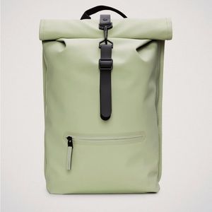 RAINS Unisex Roll Top Backpack